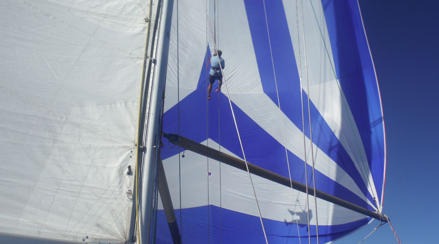 Challenger 72 yacht sailing downwind with spinnaker set during the ARC 2026