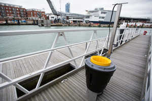 Sea Plastic Pollution Solution Installed by MDL Marinas and Land Rover BAR