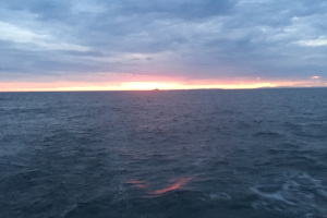 The Crack of Dawn On Our Voyage To Norway