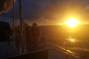 Antigua to Portsmouth Day 2: Brilliant Caribbean Weather