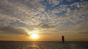 ARC 2019 - Sunset from a sailing boat