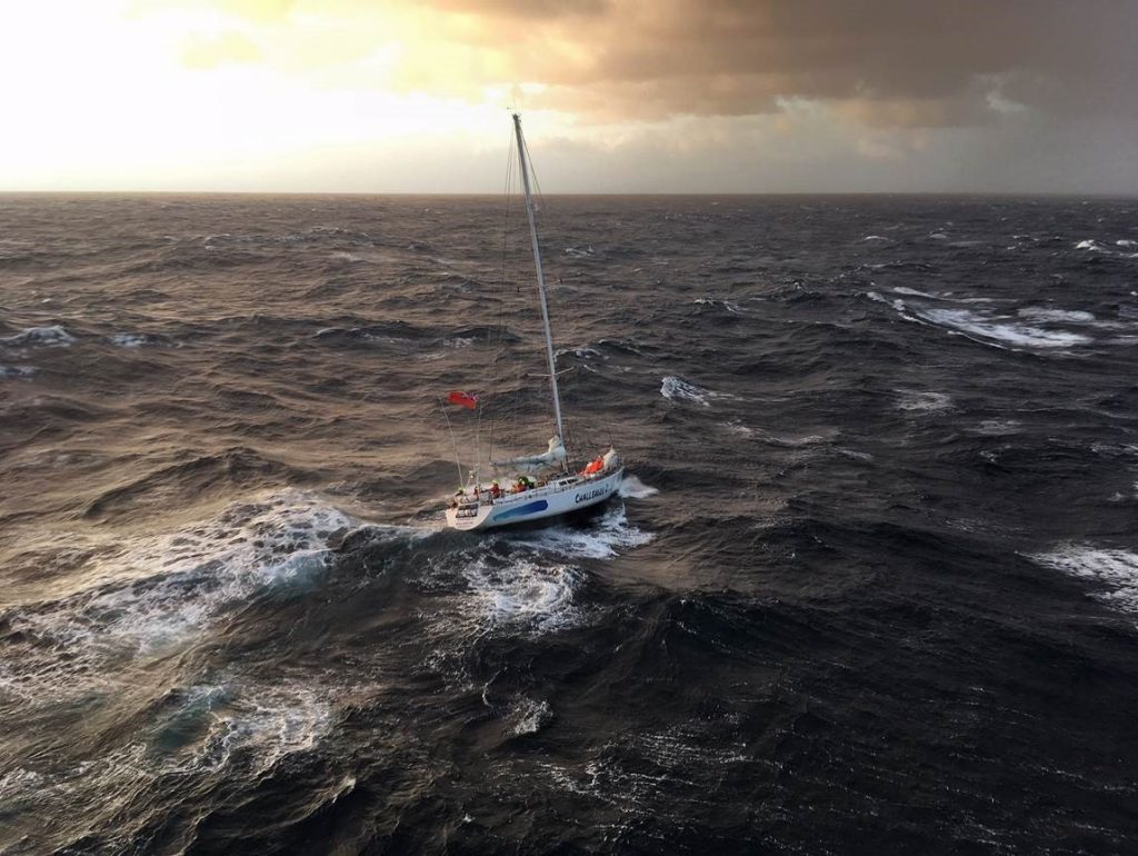 Storm sailing These photos were taken by the Spanish Coastguard