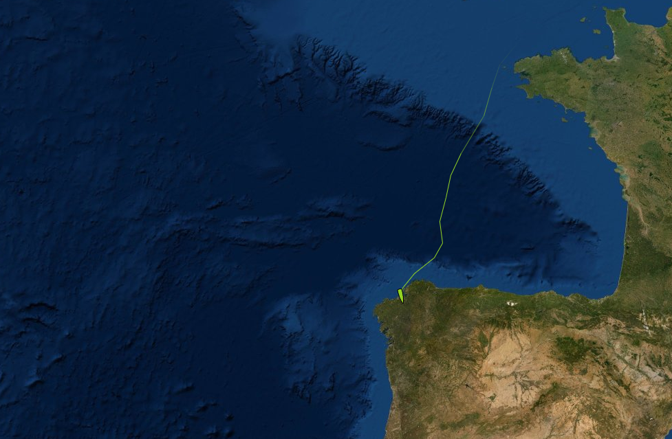 The course through the storm The course through the storm