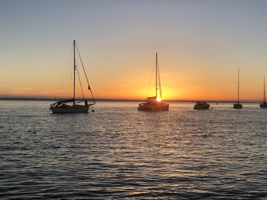 Sailing Holidays in the UK:  IOW Anchorages