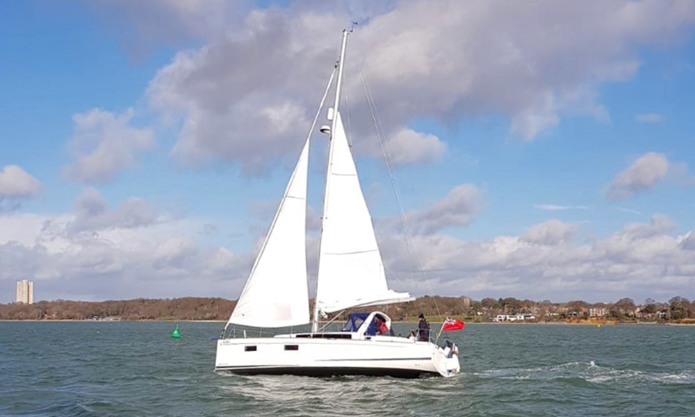 chartering a boat with day skipper