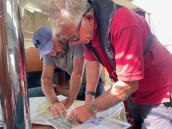 Passage Planning on a yacht
