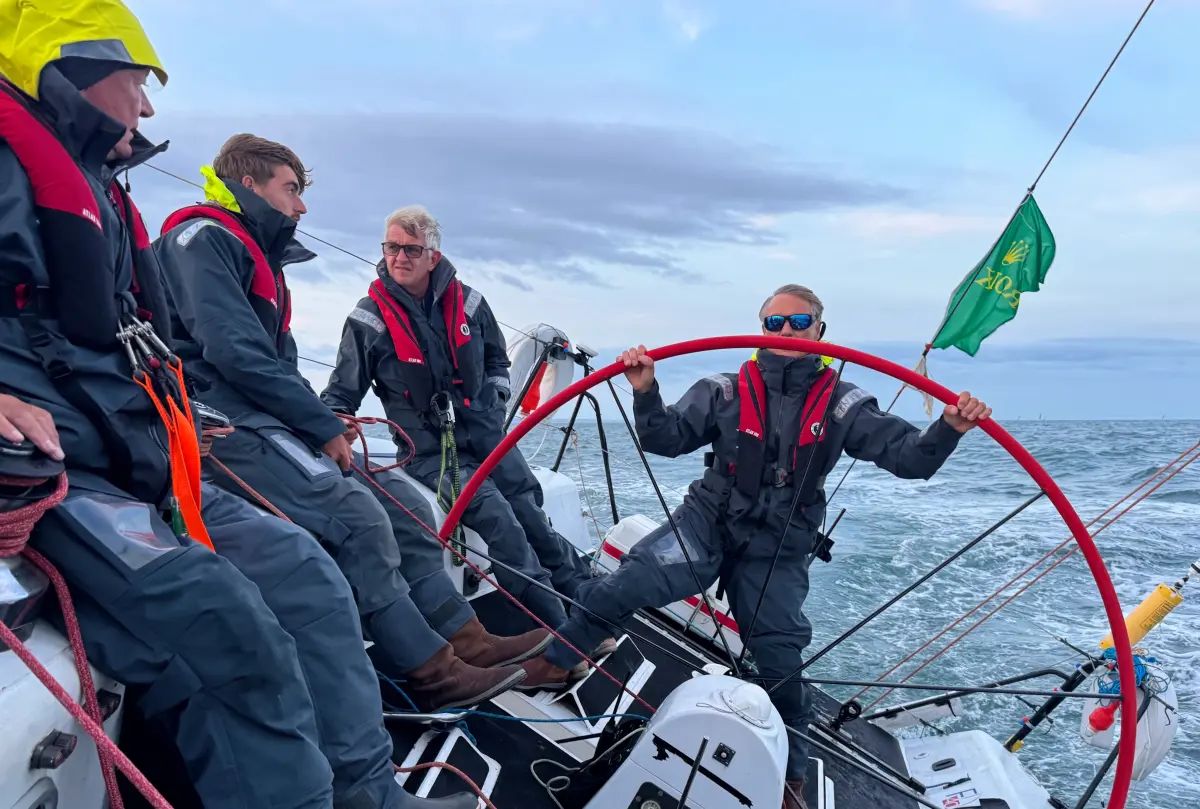 Yacht racing in the RORC Round Britain & Ireland Race